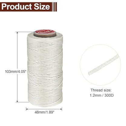 Flat Leather Sewing Waxed Thread