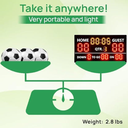 LED Portable Football Scoreboard