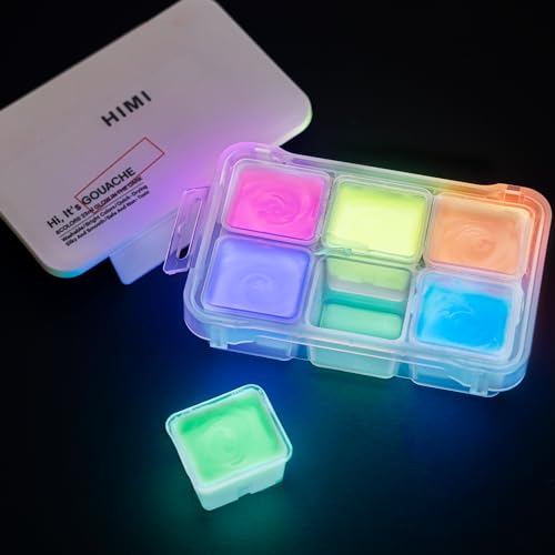 Glow in The Dark Jelly Gouache Paint Set