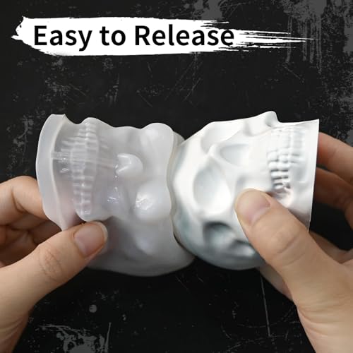 Resin Skull Molds (7 Count)