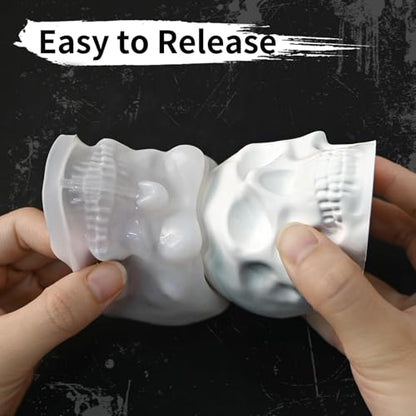 Resin Skull Molds (7 Count)