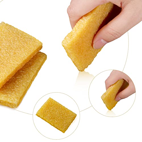 6 Pieces Art Ruling Pen 3 Sizes Masking Fluid Pen and 50 x 35 x 5 mm Glue Residue Eraser (3 Count)