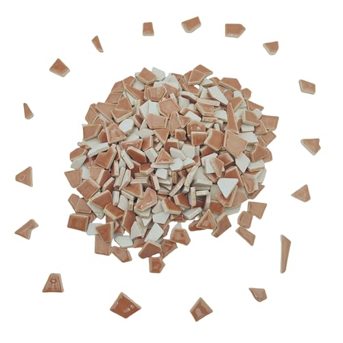 1.1LB Irregular Ceramics Mosaic Tiles (350 Count)