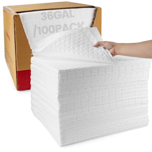 Oil Absorbent Pads 100 (100 Count)