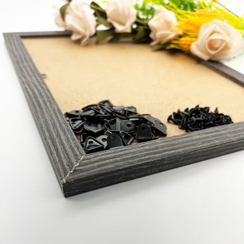 100 Pack Small Metal Triangle Ring Picture Hangers (100 Count)