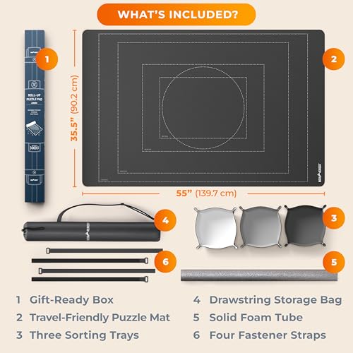 Jigsaw Puzzle Mat Roll Up