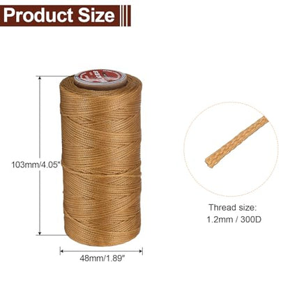 Flat Leather Sewing Waxed Thread (459.3176 Foot)