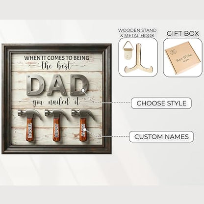 Personalized Fathers Day Dad Gifts from Daughters Sons