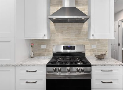 100 Pieces Peel and Stick Backsplash for Kitchen (12.5 Sq Ft)