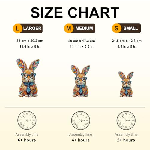 Wooden Puzzles for Adults (300 Count)