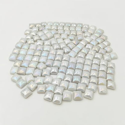 1.1lb Crystal Glass Mosaic Tiles for Crafts (150 Count)