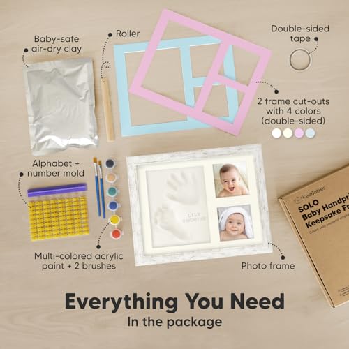 Baby Hand and Footprint Kit Quick Dry Clay Baby Footprints