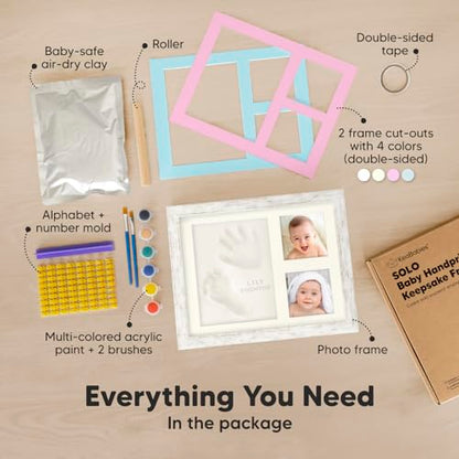 Baby Hand and Footprint Kit Quick Dry Clay Baby Footprints