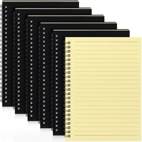 6 Pcs Spiral Notebooks (6 Count)