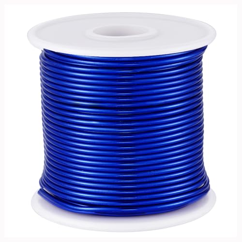 12 Gauge Blue Aluminum Craft Wire (105 Foot)