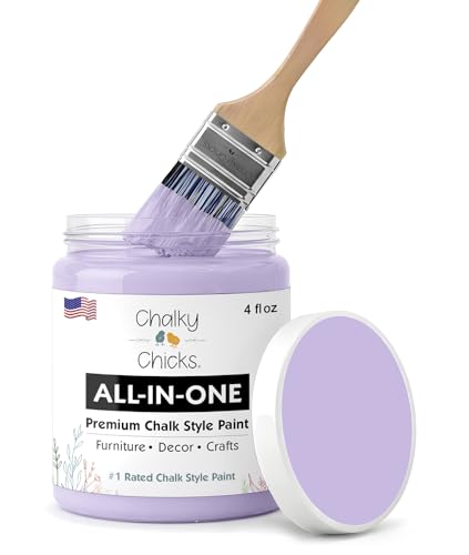 Sweet Lilac 4 Fl Oz Chalk Paint for Furniture All in One