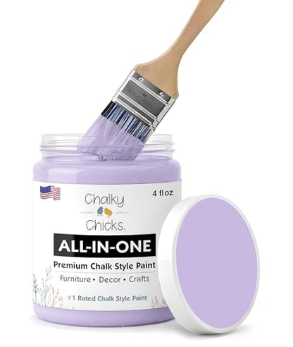 Sweet Lilac 4 Fl Oz Chalk Paint for Furniture All in One