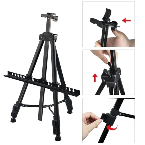 21 66 Inch Adjustable Art Easel Stand for Painting and Sign