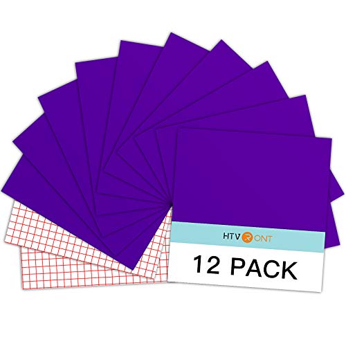 Glossy Purple Permanent Vinyl 12 Pack 12x12 Compatible with Cricut