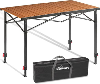 Portable Outdoor Adjustable Height Camping Table