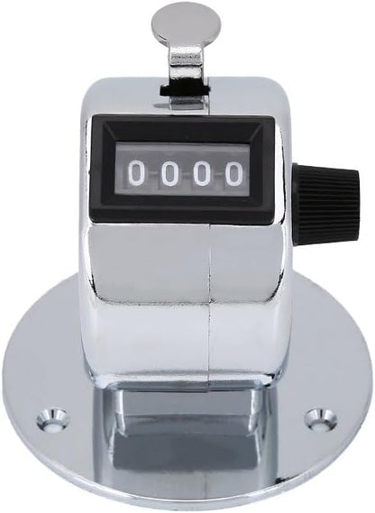 5 Pack Number Counter, Mechanical Counter, 4 Digit with Counter Clicker, Counting Clicker for Golf, Clicker Counter Handheld, Fish Counters for Fishing, Sports (5)
