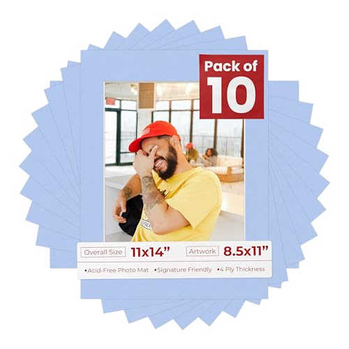 11x14 Mat for 8.5x11 Photo (10 Count)