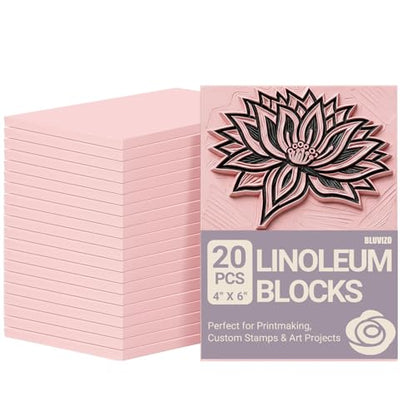 Rubber Linoleum Blocks for Printmaking