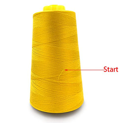 4 Cones of 3000 Yards Each Spool Thread for All Purpose (36000 Foot )