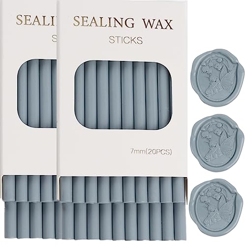Dust Blue Wax Seal Sticks (20 Count)