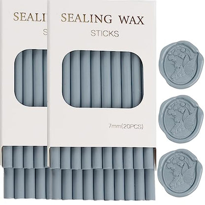 Dust Blue Wax Seal Sticks (20 Count)