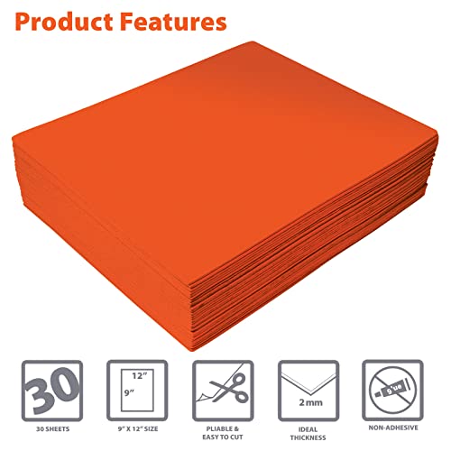 Orange EVA Foam Sheets