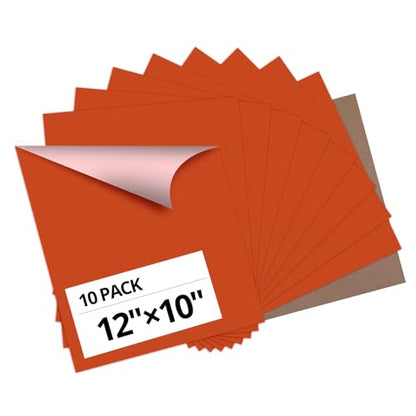 Orange Heat Transfer Vinyl Bundle (10 Count)