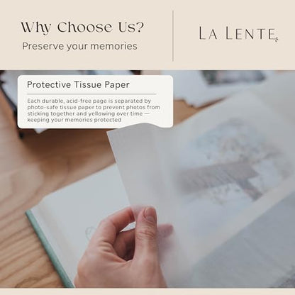 Premium Scrapbook Album with Window and Writing Space
