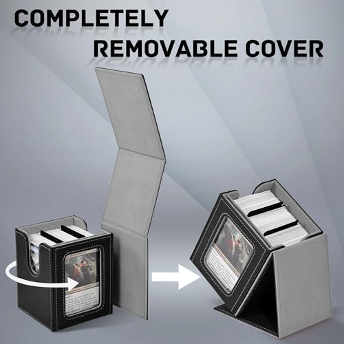 MTG Deck Box with Window Display Holds 100 Double