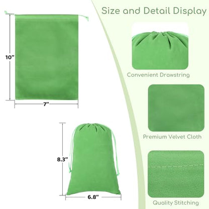 50Pcs Velvet Gift Bags (29.8065 Ounce)