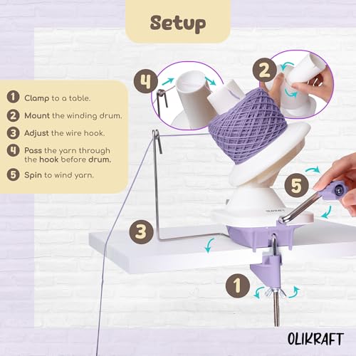 Manual Yarn Ball Winder