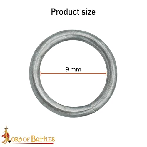200G 1Kg Chainmail Loose Rings for Armor Crafting Perfect for DIY Projects & Armour Repairs
