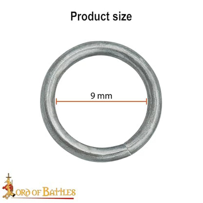 200G 1Kg Chainmail Loose Rings for Armor Crafting Perfect for DIY Projects & Armour Repairs