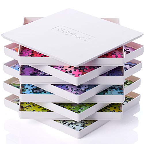 8 Puzzle Sorting Trays with Lid 8" x 8" (8 Count)