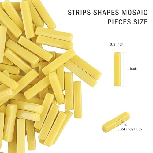 Strips Mosaic Tiles for Crafts Bulk (5.29 Ounce)