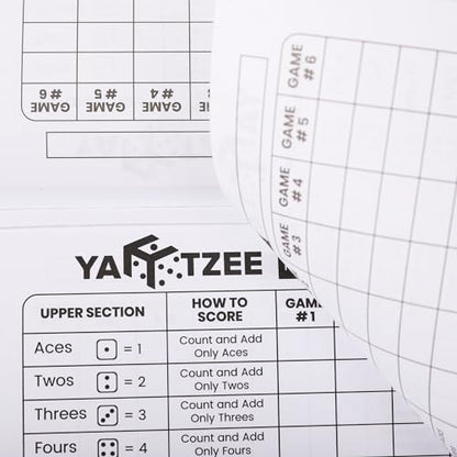 Perforated Yahtzee Score Pads