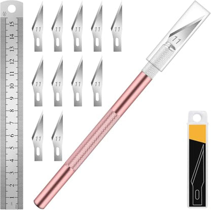Exacto Knife Set with 10 Extra #11 Blades