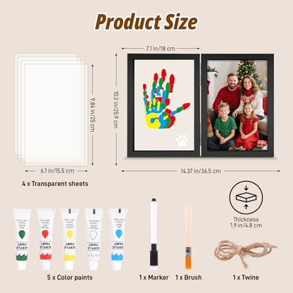 Family Handprint Kit with Light for 4