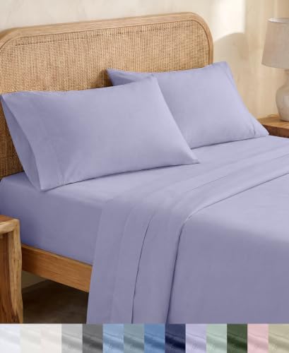 100% Organic Cotton Twin Bed Sheets Set