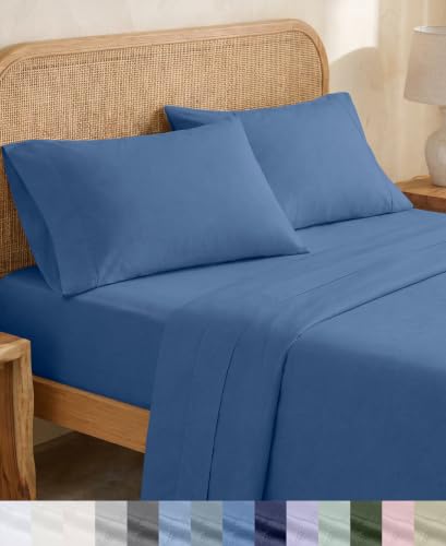 Organic Cotton Twin Size Bed Sheet Set