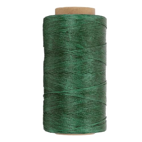 284 Yard Flat Waxed Thread 150D 1mm Leather Sewing Cord for Repairing Shoes Bags Wallets Jewelry Making DIY Leather Craft