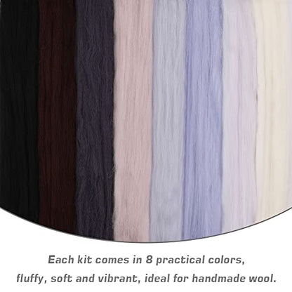 Needle Felting Wool 2.82oz (8 Count)