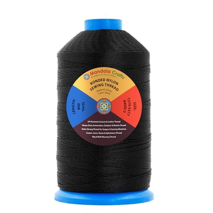 Size 277 840D T270 Black Bonded Nylon Thread