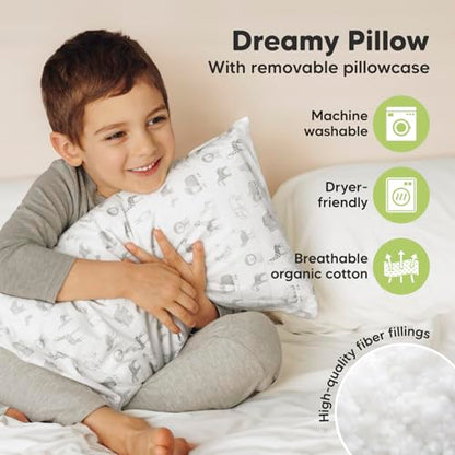 Toddler Pillow with Pillowcase