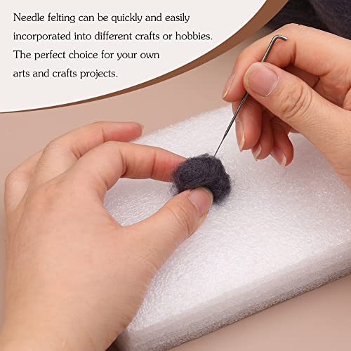3.53oz Needle Felting Wool Roving Wool for Felting Wool Felting Supplies (3.5 Ounce)